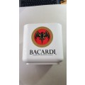 Plastic Ice Bucket.  Branded Bacardi and the Bat Device  The spirit of Latin Passion.