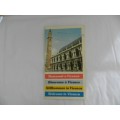 Vintage and collectable Travel Brochure/Map 1958.   Brochure: Welcome to Vicenza -