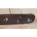 Vintage wall mounted Coat Rack.  Hanging storage for Coats, clothes, and hats.