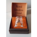 A Royal Doulton Chrystal collectors thimble in original presentation box.