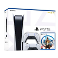 PlayStation 5 Disc edition +Mortal Kombat 1 + 2 DualSense Controllers Bundle (Brand new sealed)