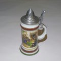 SMALL SCHROBENHAUSEN GERMAN STEIN WITH LID MADE IN GERMANY
