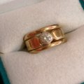 18ct Gold Engagement / Wedding ring CRAZY R1 START