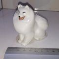 Russian LOMONOSOV Porcelain Spitz Dog figurine