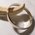 9CT SOLID GOLD BANGLE - VERY GOOD CONDITION - HALLMARKED - FREE SHIPPING