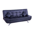 3 Seater Synthetic Leather Sleeper Couch/Sofa