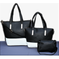 3 Piece Pu Leather Handbag+Shoulder Bag+Purse Set