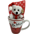 **Valentines Day Sale : Gorgeous Double sided printed Coffee Mug and Teddy Gift combo**