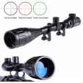 Beileshi 6-24X50AOEG Green Red Mil Dot / Rangefinder Reticle Tactical Rifle Scope