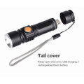 Adjustable LED Torch With Zoom 1000LM USB Rechargeable Flashlight Torch