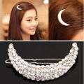 SEMI-CIRCLE/ MOON SHAPE RHINESTONE HAIR CLIP - PERFECT FOR A SPECIAL OCCASION