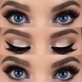 1 SET OF CAT AND SMOKEY EYES MAKEUP CARD TEMPLATE TOP AND BOTTOM