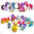 PERFECT GIFT FOR XMAS! 12PCS SET OF MLP MY LITTLE PONY CHARACTERS - APPROX, 5CM - COLLECTORS TOYS