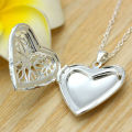 GIFT FOR A LOVED ONE!  HEART LOCKET PENDANT AND CHAIN - PERFECT FOR PHOTOS OF A LOVED ONE