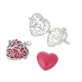 MEXICAN BOLA PENDANT - PREGNANCY HEART SHAPED HARMONY BALL CHIME PENDANT AND  ANGEL CALL CHIME