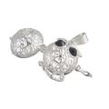 MEXICAN BOLA  - PREGNANCY HARMONY CHIMEWISE MOTHER OWL CAGE PENDANT -  ANGEL CALL BALL CHIME