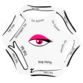1 SET OF 6 CAT EYE AND SMOKEY EYES MAKEUP CARD TEMPLATE TOP AND BOTTOM= 3 UNIQUE DESIGNS