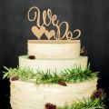 BLANK WOODEN WE DO CAKE TOPPER - SUITABLE FOR WEDDING CAKE - SEE OUR LOVELY RANGE