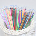 48 COLOUR SET GEL PEN REFILLS - ROLLRBALL - PASTEL NEON GLITTER PENS - PERFECT FOR ADULT COLOURING