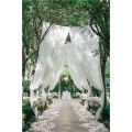 10M  x 75CM - WHITE DRAPING FOR WEDDING/BABY SHOWER OR ANY SPECIAL OCCASION