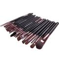 20 piece COFFEE COLOUR MAKE-UP  BRUSH KIT  - PROFESSIONAL TOOLS FOR YOUR MAKE-UP RAGIME