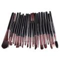 20 piece COFFEE COLOUR MAKE-UP  BRUSH KIT  - PROFESSIONAL TOOLS FOR YOUR MAKE-UP RAGIME
