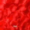 1000  RED SILK  ROSE PETALS - USE FOR PHOTO PROP/TABLE DECOR/ROMANTIC SETTING