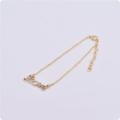 ELEGANT CHAIN ANKLET  / ANKLE BRACELET WITH THE LOVE WORDING IN GOLD PLATING