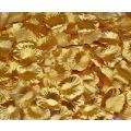 500 GOLD METALLIC SILK ROSE PETALS - PERFECT FOR 50TH ANNIVERSARY/XMAS DECOR