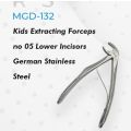 Kids Extracting Forceps no5 Lower Incisors German Stainless Steel