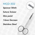 Spencer Stitch Suture Scissor Slim Point 14cm German Stainless Steel