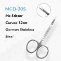 Iris Scissor Curved 12cm German Stainless Steel