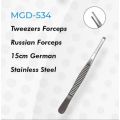 Tweezers Russian Forceps 15cm German Stainless Steel