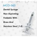 Dental Syringe Non Aspirating Foldable with Brass and Stainless Steel (1.8)