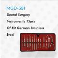 Dental Surgery Instrument 15 Pcs Of Kit German Stainless Steel