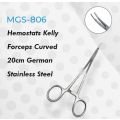 Hemostats Kelly Forceps Curved 20cm German Stainless Steel
