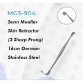 Senn Mueller Skin Retractor (Sharp Prong) 16cm German Stainless Steel