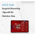 Surgical Dissecting18pcsOf Kit Stainless Steel