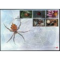 RSA OFFICIAL FDC 7.71 & 7.72 2004: THE WONDER WORLD OF SPIDERS