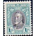 SOUTHERN RHODESIA 1935: FIELD MARSHALL DEFINITIVE ISSUE 1s MNH PERF 11½ (SACC 25a)