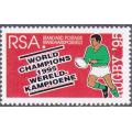 RSA 1995: SOUTH AFRICA RUGBY WORLD CHAMPIONS SET MNH (SACC 903/4)
