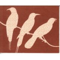 BOPHUTHATSWANA COLLECTORS SHEET 1.13a 1980: BIRDS