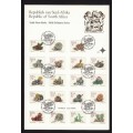 RSA OFFICIAL FD FOLDER 5.1 1988: 5th DEFINITIVE ISSUE - SUCCULENTS
