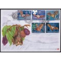 RSA 2001: OFFICIAL FDC 7.19 and 7.20 - BATS OF SA (A5 SIZE)