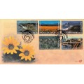 RSA 2001: OFFICIAL FDC 7.26 and 7.27 - S.A. NATURAL WONDERS SET OF 2