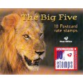 RSA 2001: BOOKLET#53 - THE BIG 5 SELF ADHESIVE STAMPS MINT COMPLETE (SACC 1374)