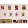 BOPHUTHATSWANA YEAR PACK 1987 (SACC 181-197) STAMP CARD and SLEEVE INCLUDED