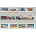 RSA STAMPS ISSUED DURING 1983 MNH (SACC 541-556) incl MINISHEET NO. 13