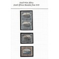 SWA 1931: 1st PICTORIALS OF S.W.A. 1d,2d,3d,6d USED (SACC104-106,106)