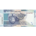 BANKNOTE GILL MARCUS SECOND issue R100 UNC  SERIAL Nr. AA 7268720 D